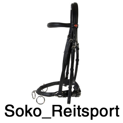 Cheval-Leder-Kappzaum-z-reiten-longieren-Doppellonge-auch-mit-Gebiss-ab-Shetty