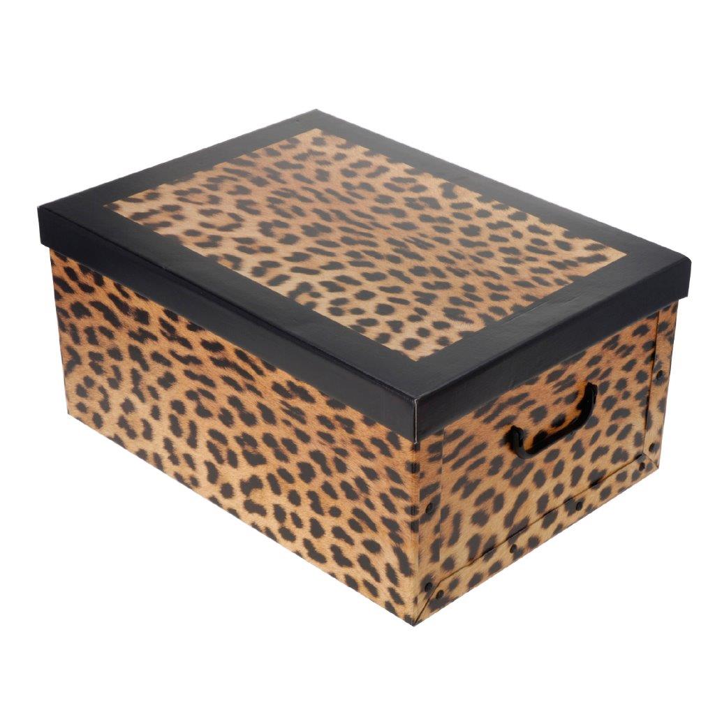 Aufbewahrungsbox m. Deckel Allzweckkiste Pappbox Karton Box