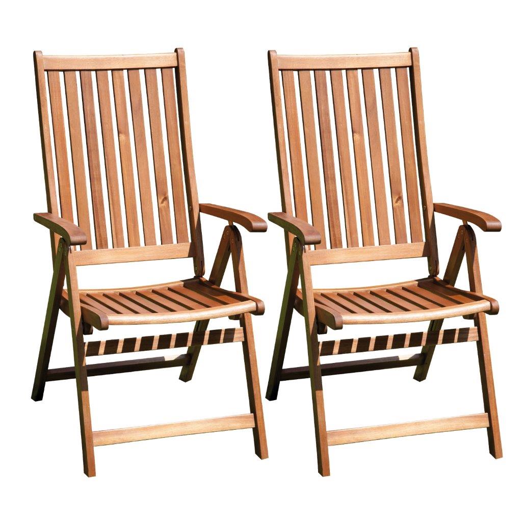 Massiver Klappsessel Gartenstuhl Akazienholz geölt Klappstuhl Holz